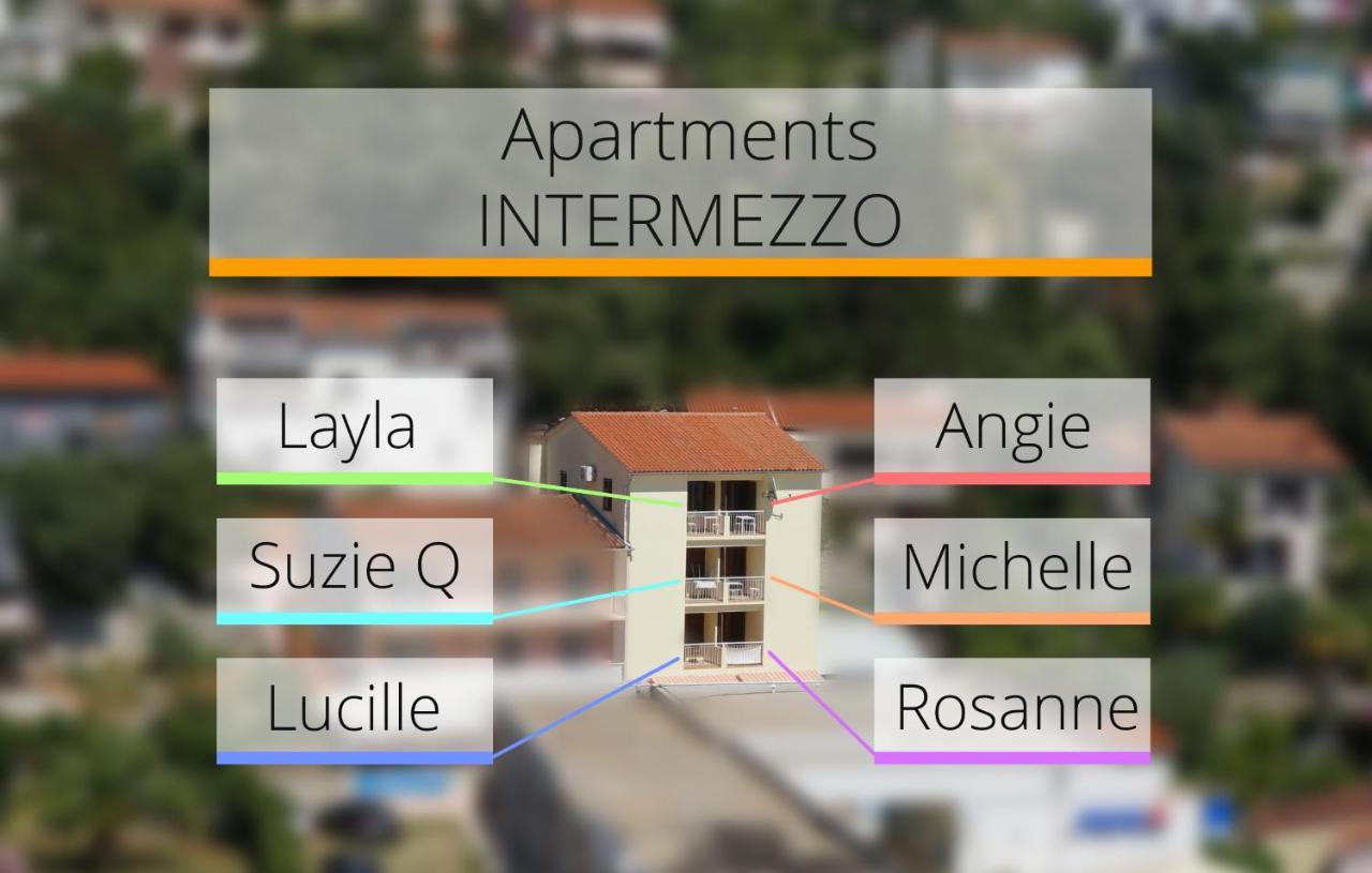 Studio Apartment Michelle - Intermezzo with sea view Rabac Esterno foto