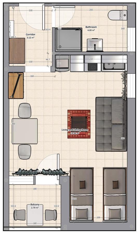 Studio Apartment Michelle - Intermezzo with sea view Rabac Esterno foto